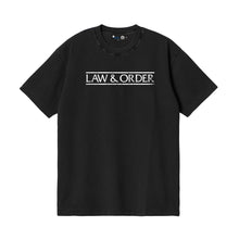 Load image into Gallery viewer, Law &amp; Order Black Logo T-Shirt