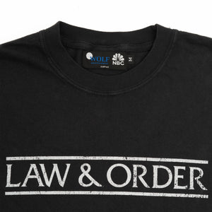 Law & Order Black Logo T-Shirt