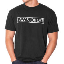 Load image into Gallery viewer, Law &amp; Order Black Logo T-Shirt