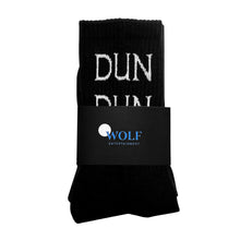 Load image into Gallery viewer, The Dun Dun Socks (Black)