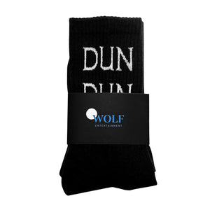 The Dun Dun Socks (Black)