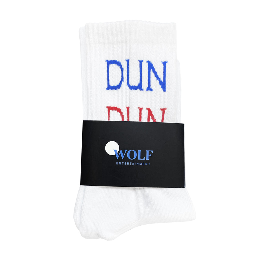 The Dun Dun Socks (White)